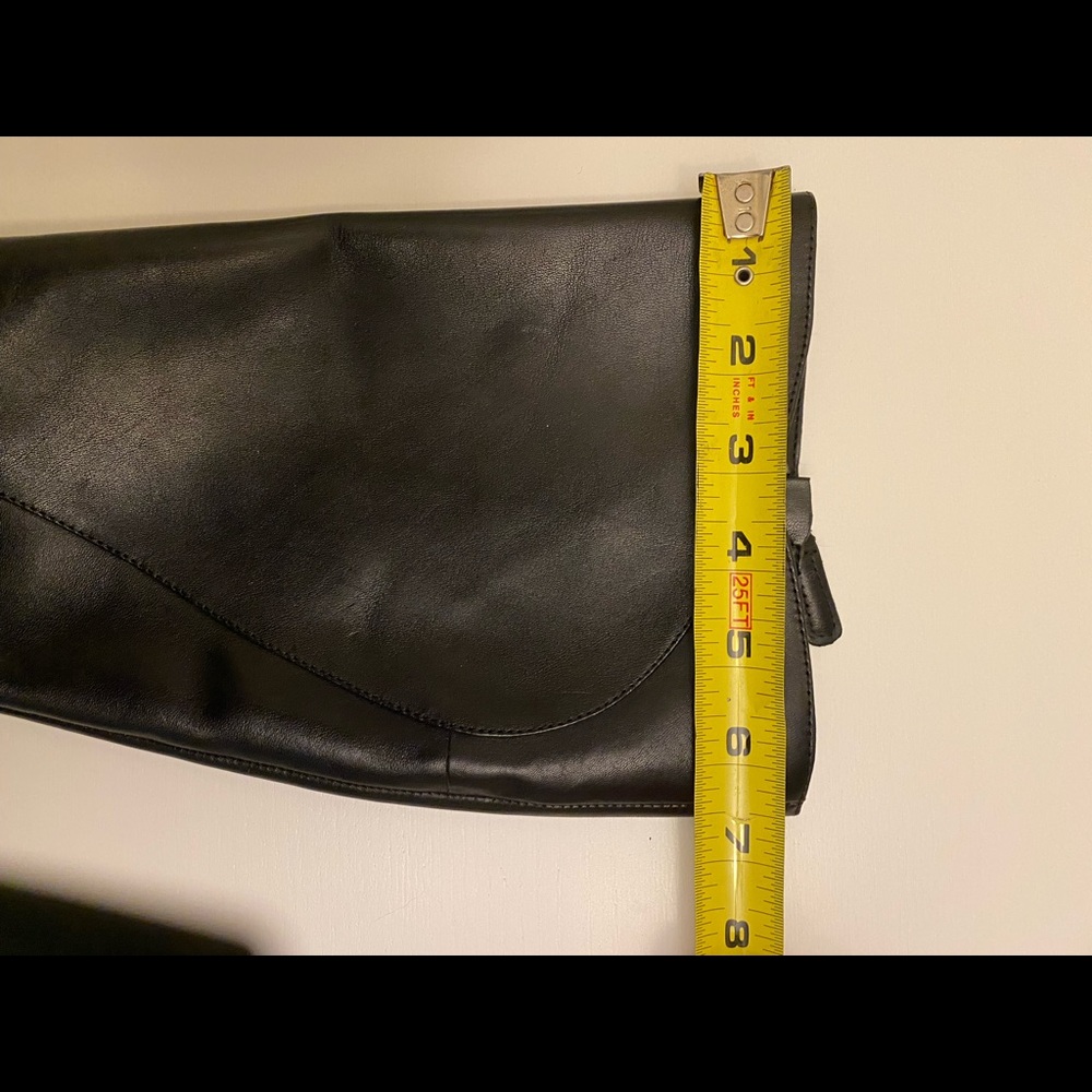 Nine West: Black Knee High Heeled Boots - Picture 14 of 15
